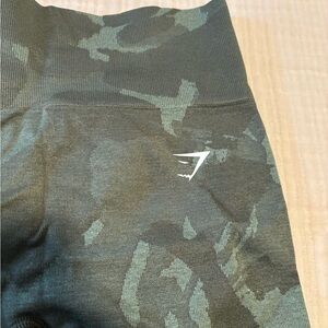 Green Camouflage Leggings